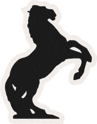 All In Horse Sticker by dorfjungs