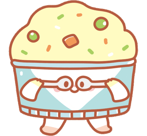 Happy Mashed Potatoes Sticker