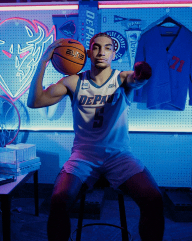 Mens Basketball GIF by DePaul Athletics