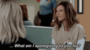 why am i apologizing kaitlin olson GIF by The Mick