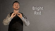 sign language bright red GIF by Sign with Robert