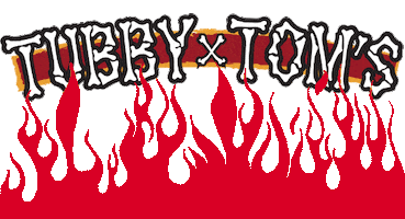 Tubbytoms hot fire tom bbq Sticker