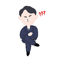 Confused Sticker