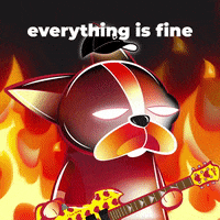 Everything Is Fine Burn GIF by BBRC Marketing