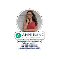 Isabellaminniti Sticker by AnnieMac Home Mortgage