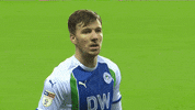 confused lee evans GIF by Wigan Athletic