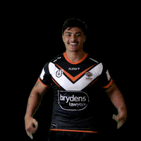 Football Celebration GIF by Wests Tigers