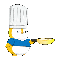 Hungry Breakfast Sticker by Pudgy Penguins