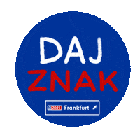 Frankfurt Am Main Kommunalwahl Sticker by Daj Znak Frankfurt