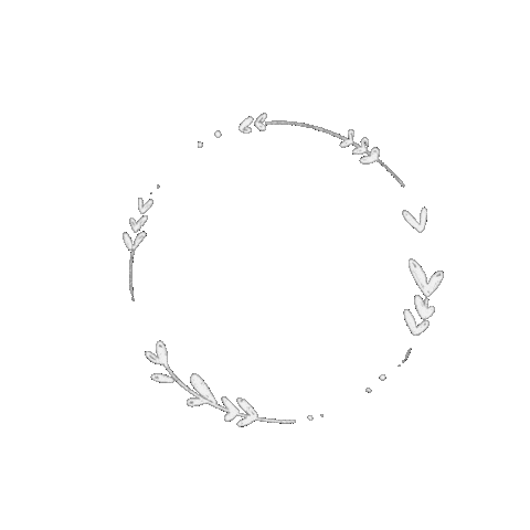 Flower Circle Sticker