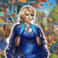 Blue Dress Smile GIF by G5 games