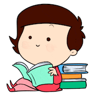 Book Reading Sticker by Simple&Madama