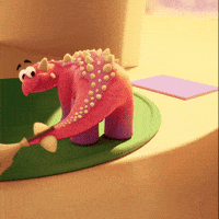3D Tidying GIF by Claynosaurz