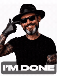 Stop It No Way GIF by SkullyTattoo