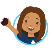 Trefoil Eating Sticker by Girl Guides of Canada