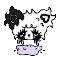 Sad Too Much Sticker by Lilac's World