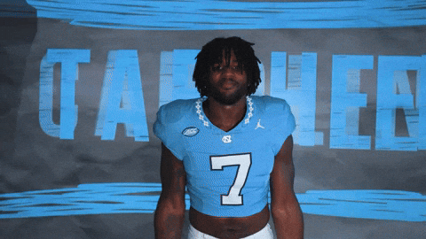 University Of North Carolina Football GIF by UNC Tar Heels