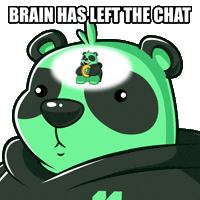 Brain Dead Loading Sticker by SuperVerse