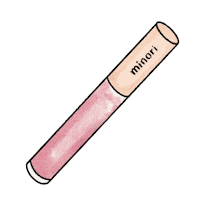 Myminori makeup lipgloss line art cleanbeauty Sticker