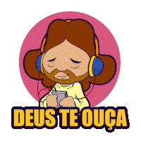 Jesus Oracao Sticker by Amiguinhos de Deus