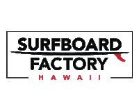 Logo Surf Sticker by Surfboard Factory Hawaii