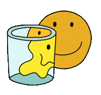 Happy Smiley Face Sticker