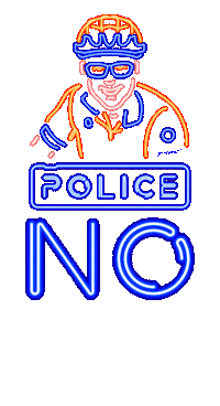 No More Police Sticker