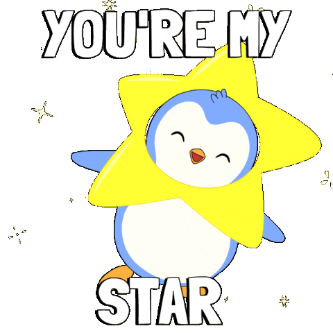My Favorite Thank You Sticker by Pudgy Penguins