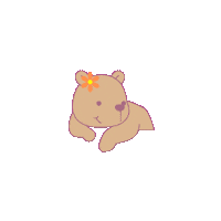 elistorycriativo flower flor florzinha ursa Sticker