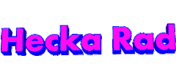 pink Hecka Rad Sticker by AnimatedText