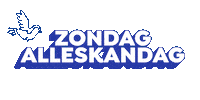 DeZondag bird vogel zondag dezondag Sticker