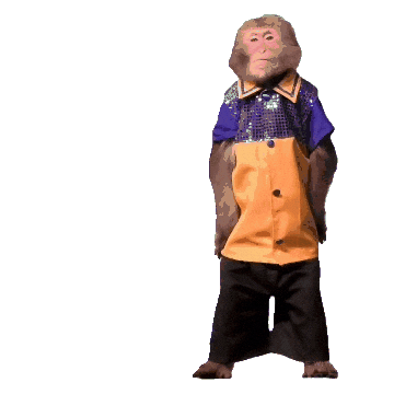 Fun Monkey Sticker