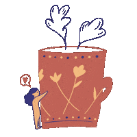 GaranceM coffee tea cafe france Sticker