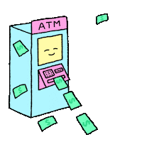 Money Im Rich Sticker by buza_super