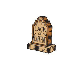 vapedistillery coffee latte dbd caramel Sticker