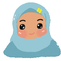 Happy Cute Girl Sticker