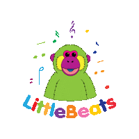tinybeatsuk music baby monkey class Sticker