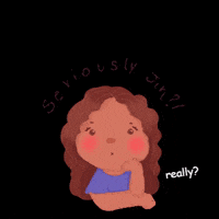 Kimonlly cute girl illustrator GIF