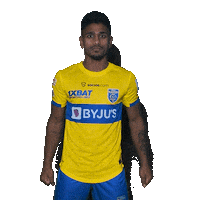 Kerala Blasters Fc Football Sticker by Indian Super League