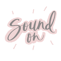 Sound On Sticker by villabeautifful