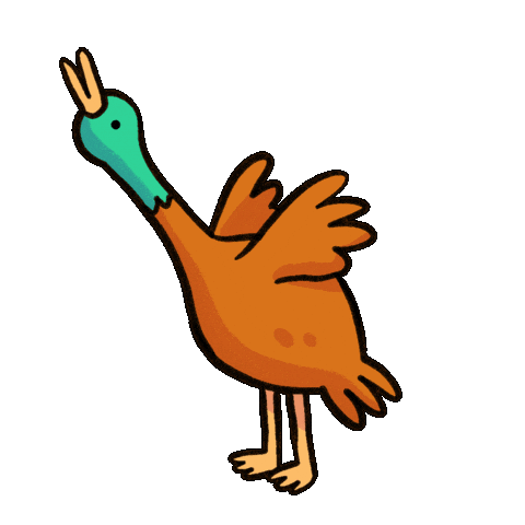 Duck Whatever Sticker by leart