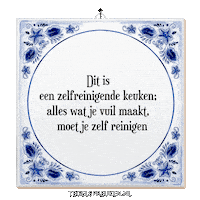 Nl Discipline Sticker by Tegelspreuken.nl