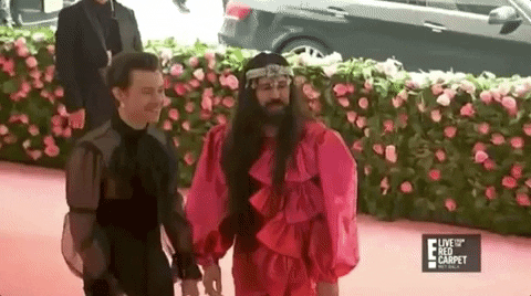 harry styles met gala 2019 GIF by E!