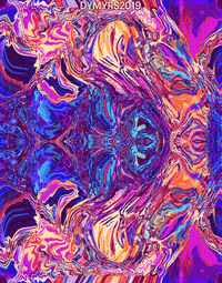 DYMYRS art trippy psychedelic colorful GIF