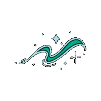 Northern Lights Star Sticker by Alaska Wild Lights