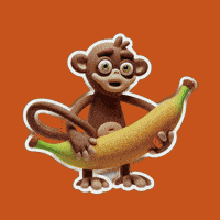 Hungry Monkey GIF