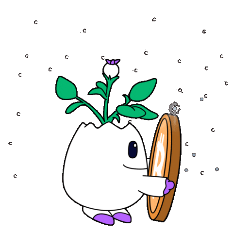 To The Moon Crypto Sticker by Magic Eden