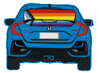 Rainbow Love Sticker by Honda