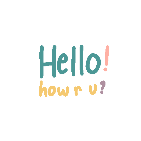 snwahida giphyupload hello hi hai Sticker