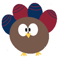 Thanksgiving Turkey Sticker by STUMiami
